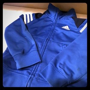 Adidas 2t boys zip up jacket